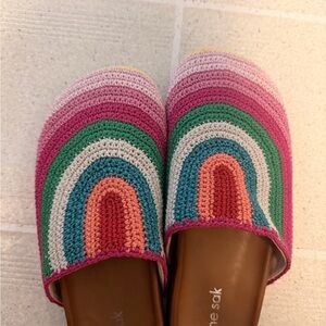 The Sak Women's Colorful Crochet Slippers